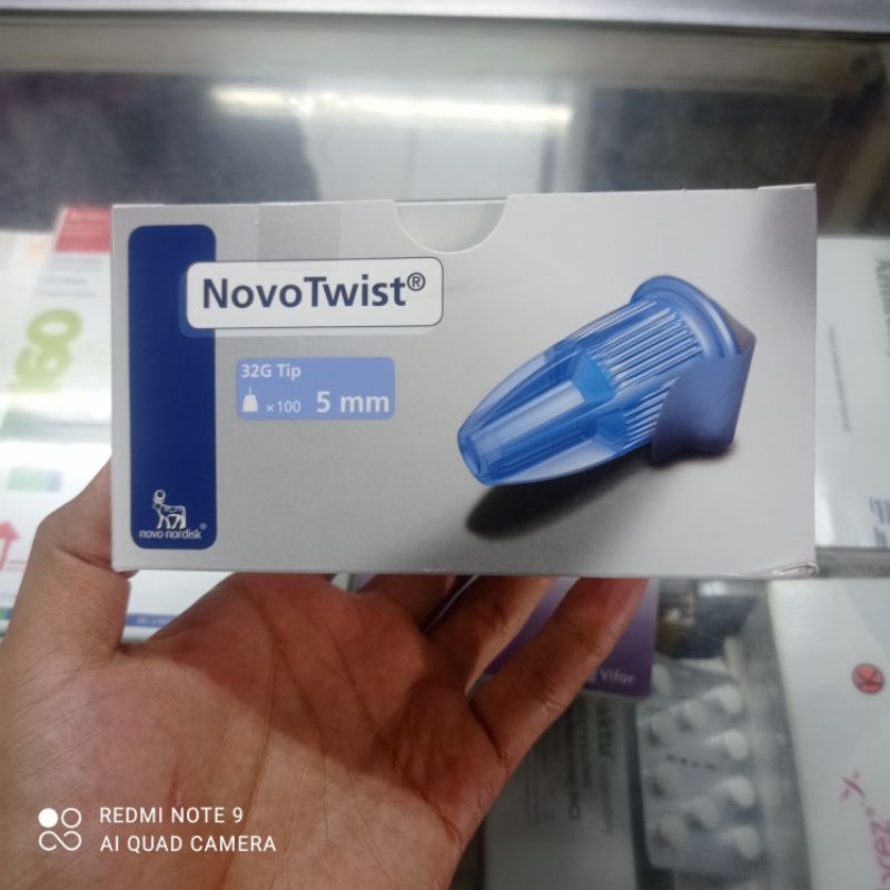 Jarum Novotwist 5mm box. 100pcs