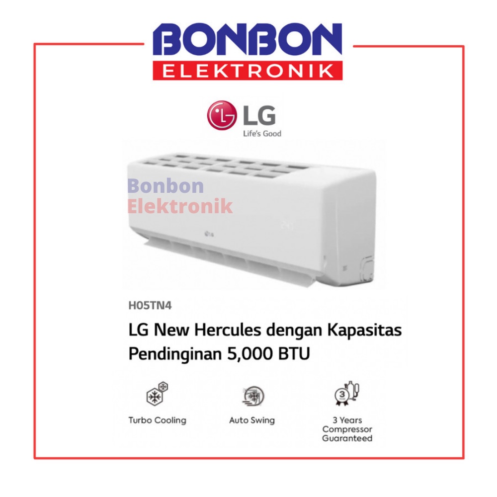 LG AC 0.5PK H05TN4 New Hercules / 1/2PK Standard 0.5 PK H05TN4