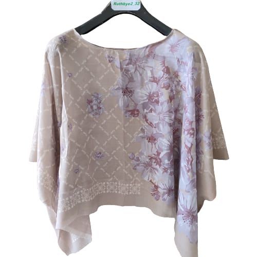 Ruthby Kimono Scarf / Scarf Outer / Outerwear / Outer Scarf-Kimono-Flower Milo