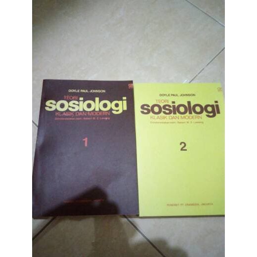 promo teori sosiologi klasik dan modern jilid 1 & 2 - doyle paul johnson