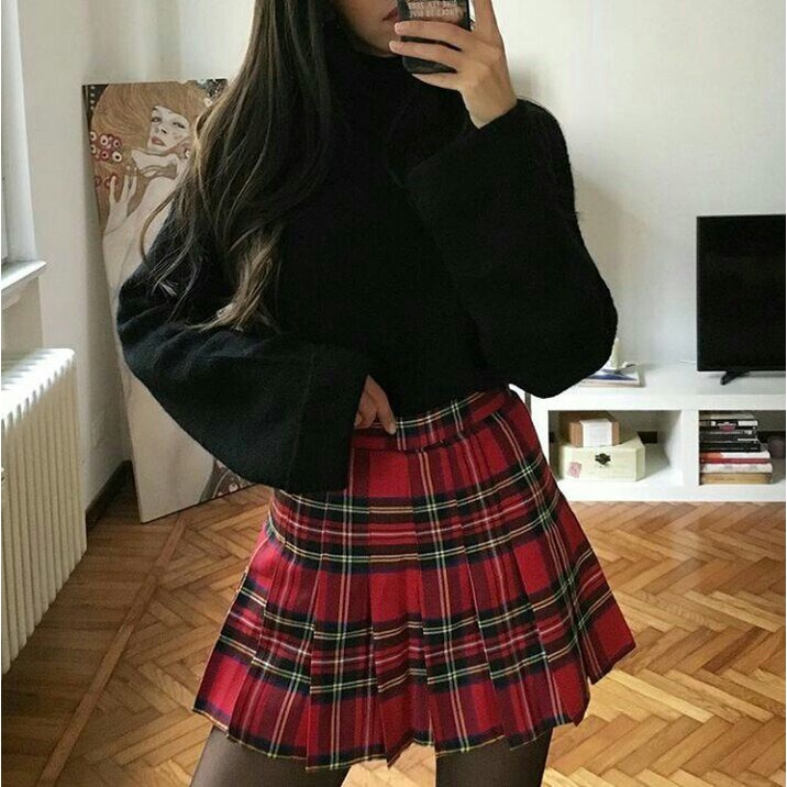 DARALINE TARTAN SKIRT ~ ROK MINI KOTAK-KOTAK JAPAN STYLE