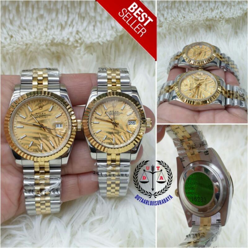 JAM TANGAN ROLEX COUPLE AUTOMATIC KUITAS ORIGINAL