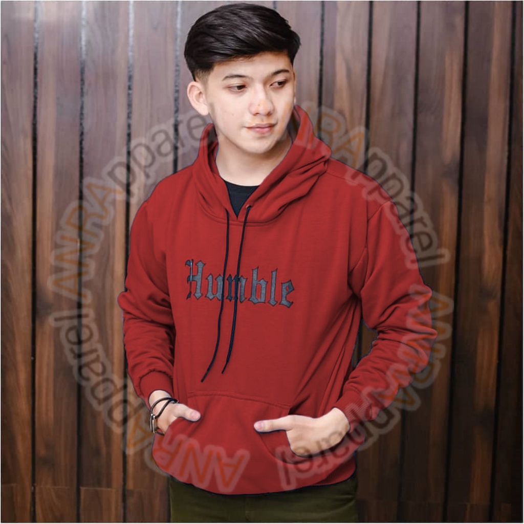 HUMBLE HOODIE PRIA - Jaket Hoodie Jumper Humble Cowok- Bahan Fleece