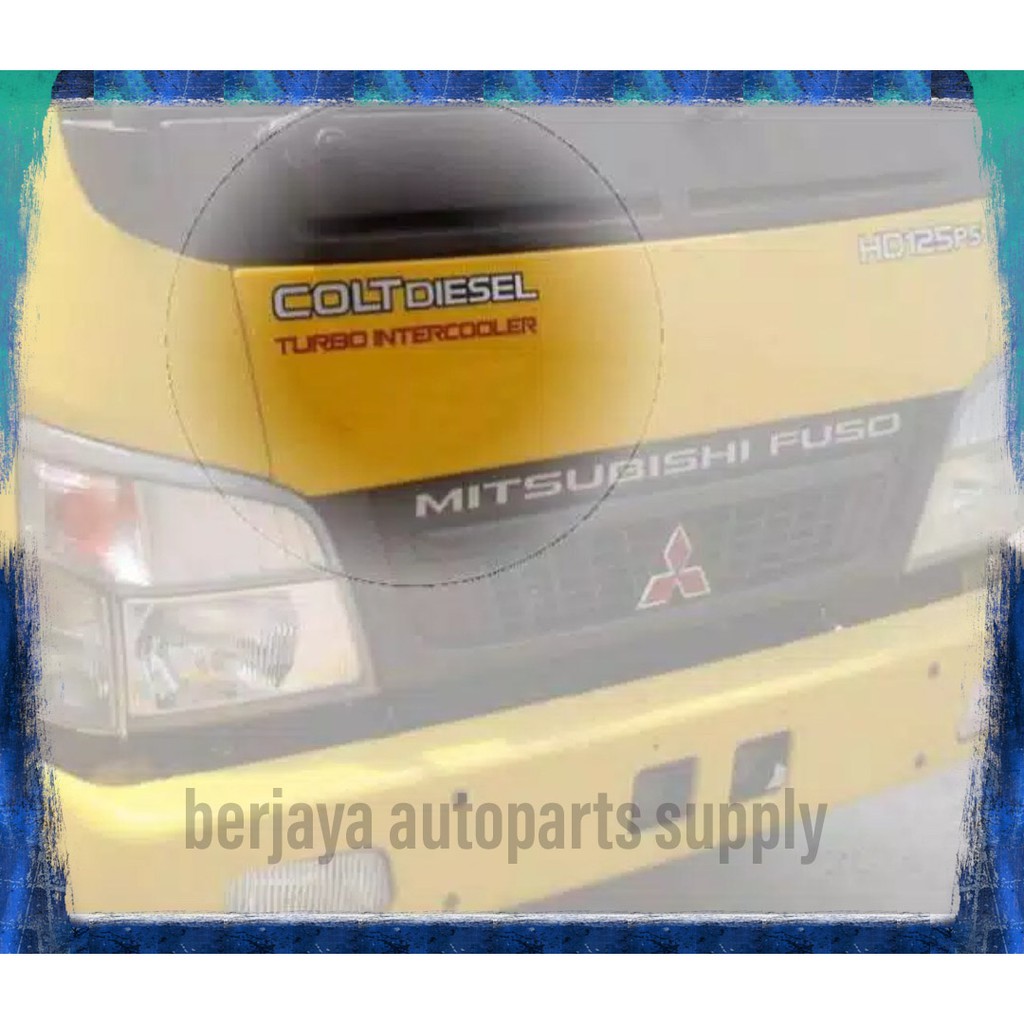 Stiker Turbo Intercooler Part Mitsubishi Fuso Canter / 220PS  Original KTB