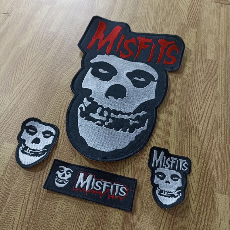 Backpatch bordir emblem Misfits Best Seller