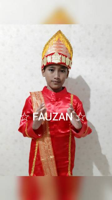 Pakaian adat batak TK SD & SMP // Baju adat batak // Baju batak
