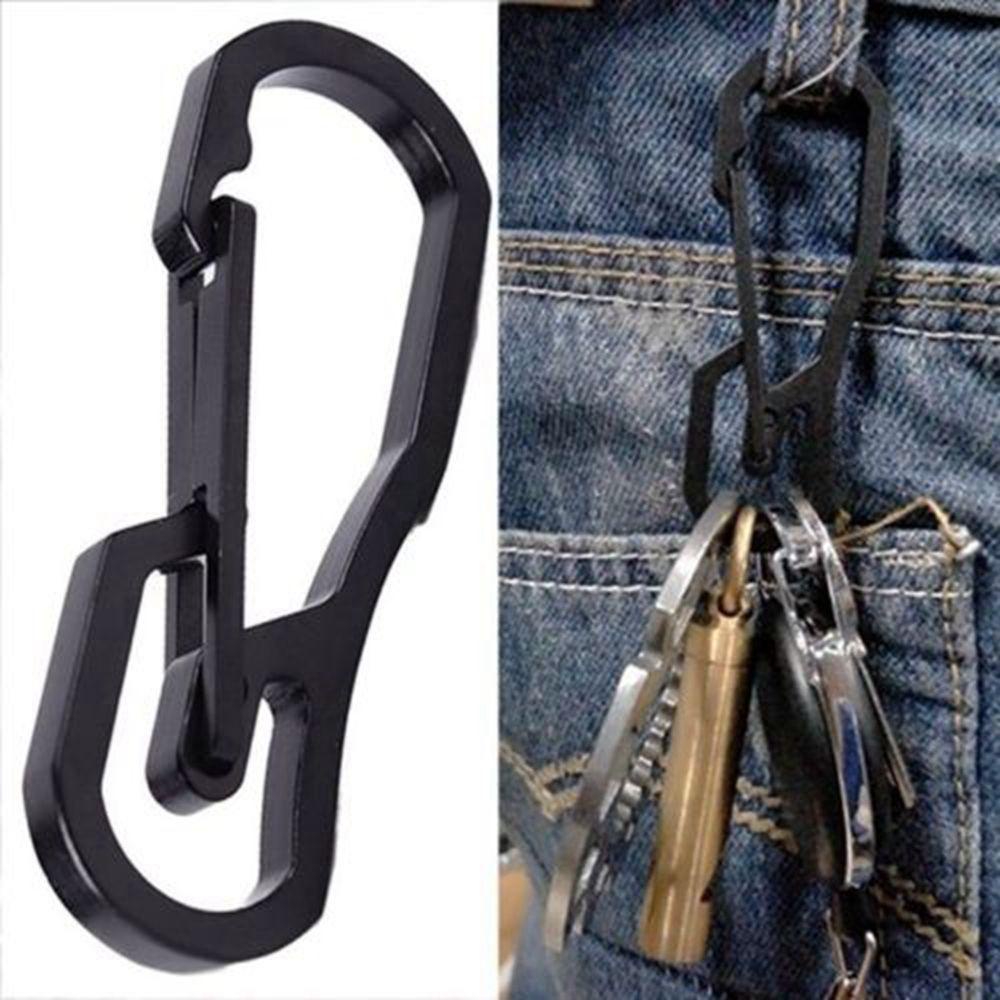 Suyo Climbing Carabiner High quality Titanium Plating Alat Luar Ruangan Gantungan Kunci Hook