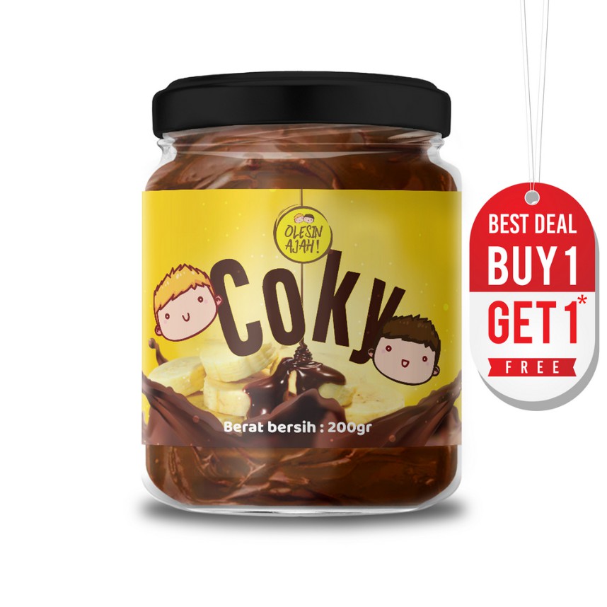 

Buy 1 Get 1 - Selai coky choco banana 200gr - OlesinAjah - Homemade