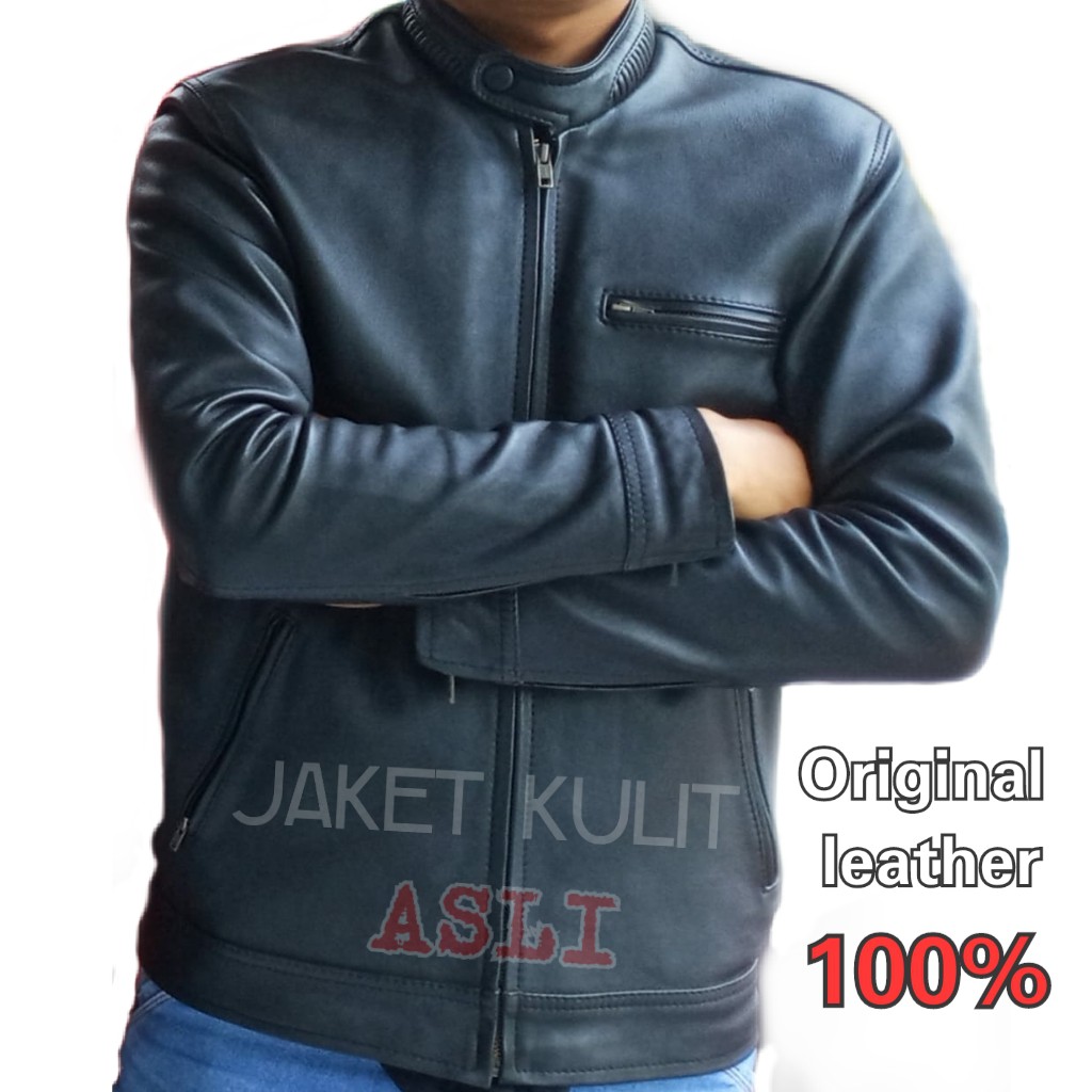 Jaket Kulit Kambing Asli