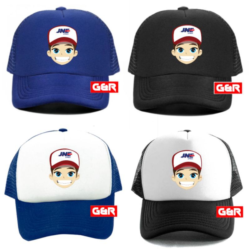 Topi Joni JNE - Topi Trucker Si Joni JNE