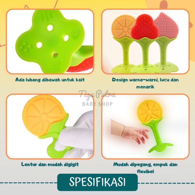 [rumahbayipdg] Teether buah/gigitan bayi BPA free