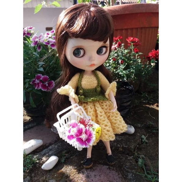 Baju Boneka Blythe | Baju Rajutan Boneka Blythe | Baju Boneka 30cm | Baju Boneka