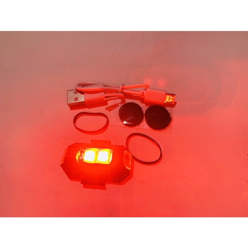 lampu led rgb 3warna kedip lampu model pesawat variasi motor universal set dengan kabel cash pnp