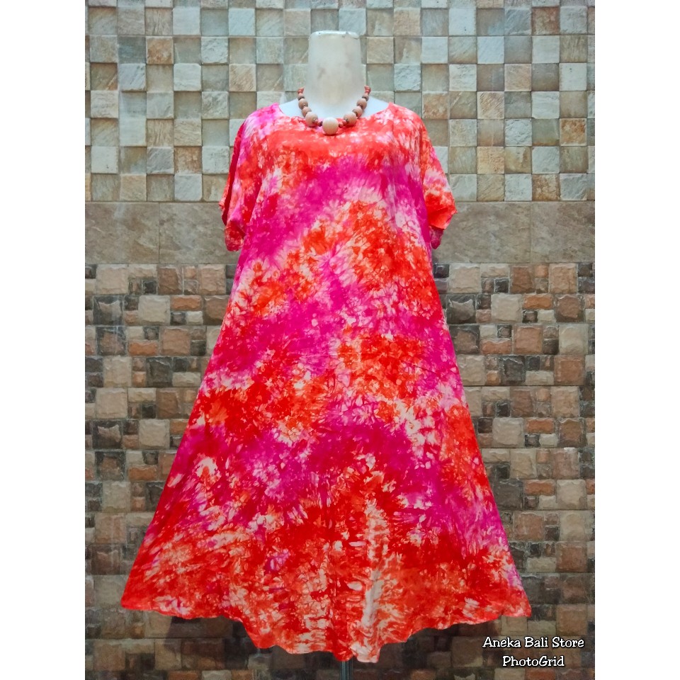 Daster payung tie dye Bali murah Uk XL Baju tidur daster Daster payung tie dye Bali murah Uk XL Baju tidur daster