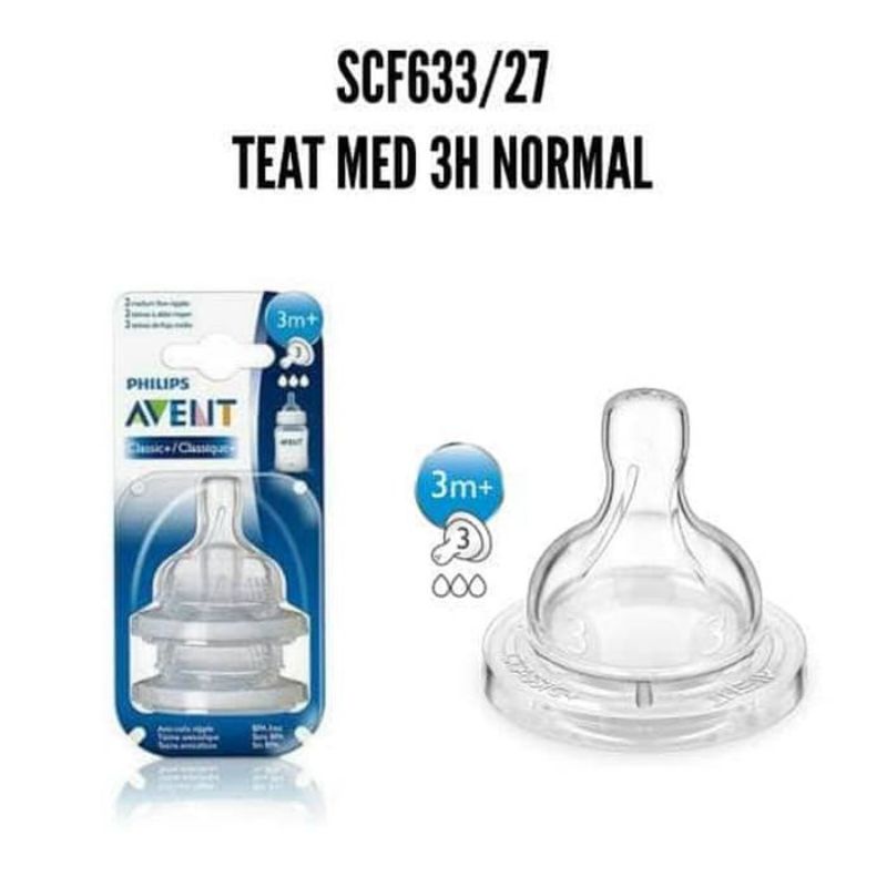 Dot Avent Classic 3M Original Philips Avent Teat Nipple Classic Satuan