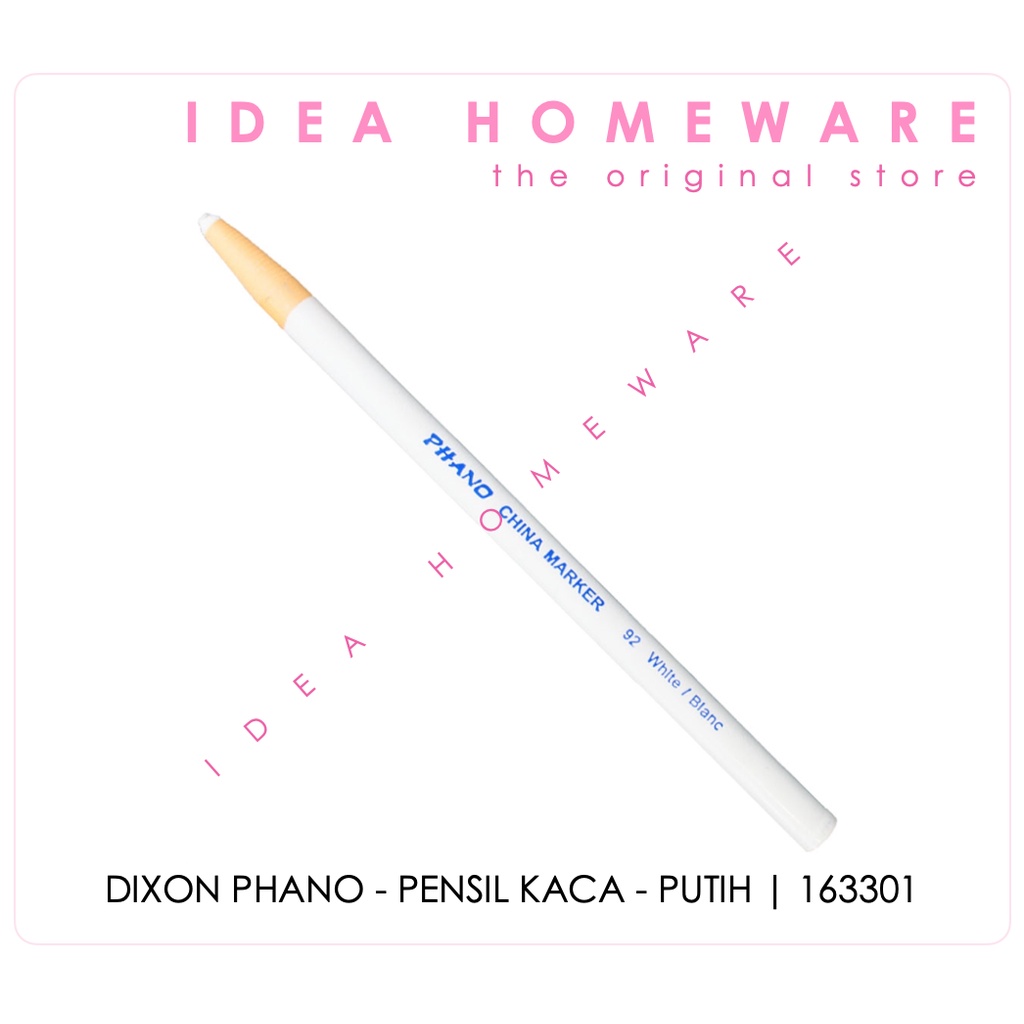 

Dixon Phano Marker / Pensi Kaca / Pensil Dermatograph - Putih 163301