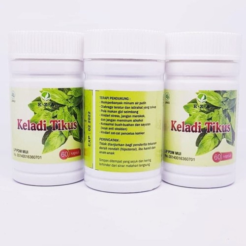 ✈PALING LARIS♥ Kapsul EZA Keladi Tikus Herbal Pembasmi Kanker