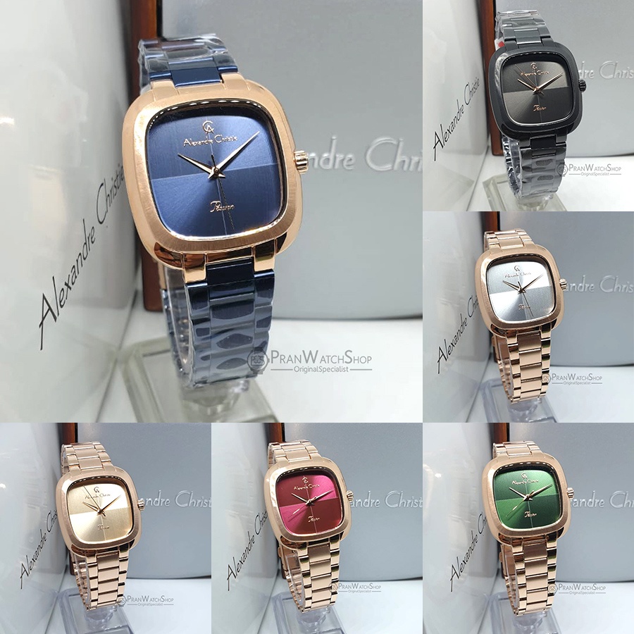 Jam Tangan Alexandre Christie AC 2982 LH Wanita Stainless Steel Original Bergaransi Resmi 1 Tahun