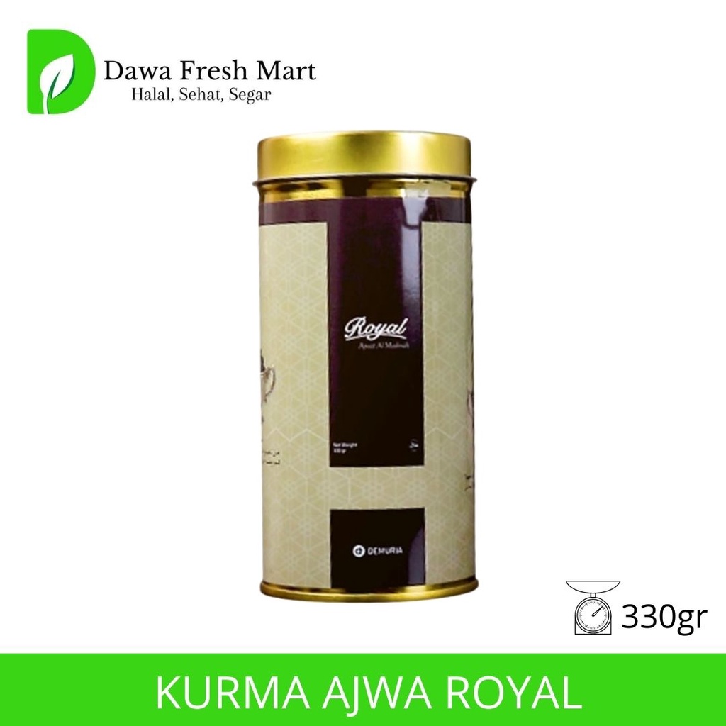 

TERLARIS Kurma Ajwa Royal Al-Madinah 330 gram Premium | KURMA NABI ASLI BERGARANSI