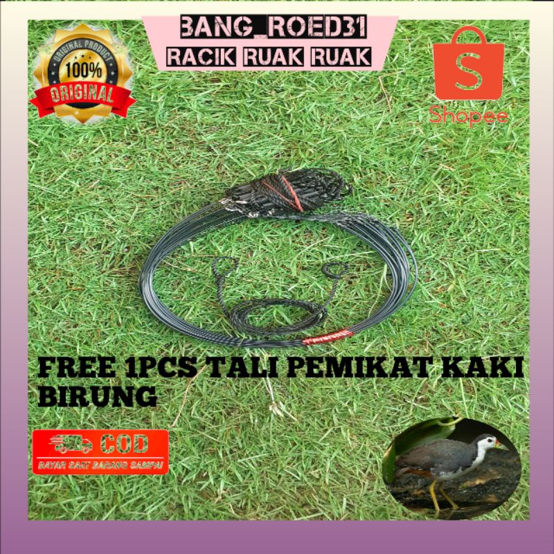 [COD]Racik jebak jerat Ruak Ruak2/baburak Jebakan Truwok Jerat Burung Wak Wak Perangkap Jontrot..bir