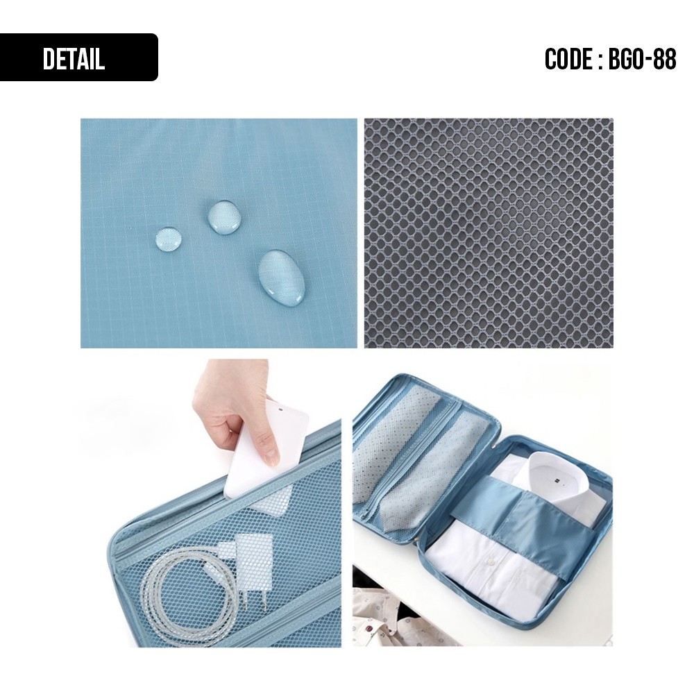 Tas Slim Shirt Pouch Tas Travelling Ringkas Multifungsi  BGO 88