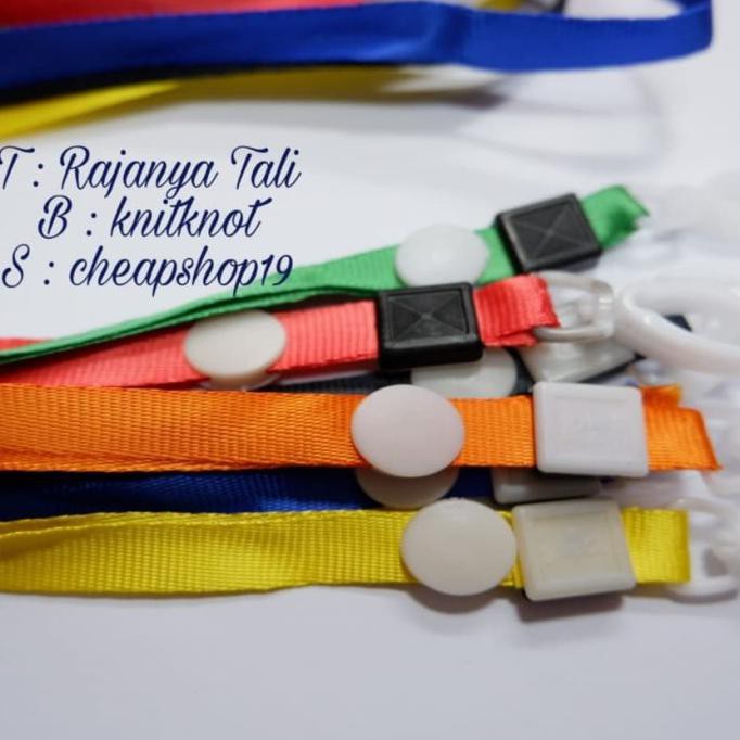 

Cuci Gudang Awal Tahun Tali ID card Tali Lanyard ujung Kait Plastik hook Grosir - Putih Diskon