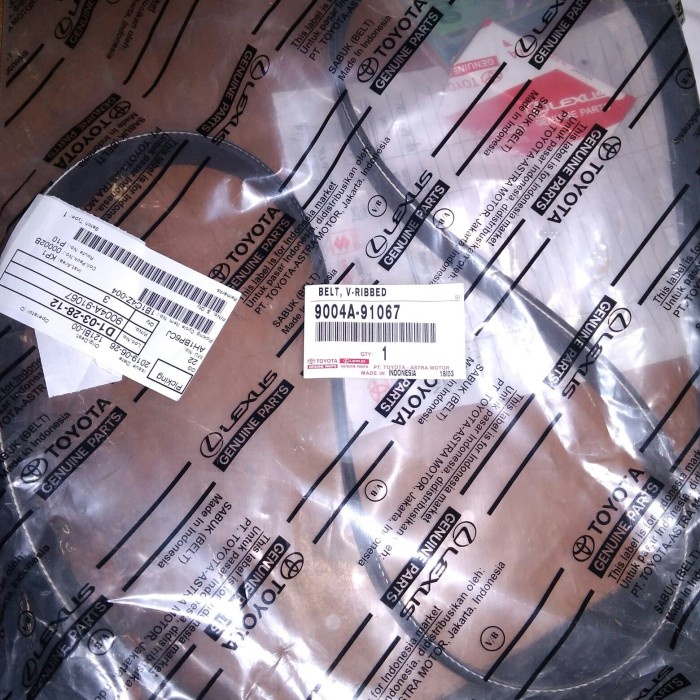 fan belt v belt grand new avanza great xenia 2016 up original (Kode A 010))