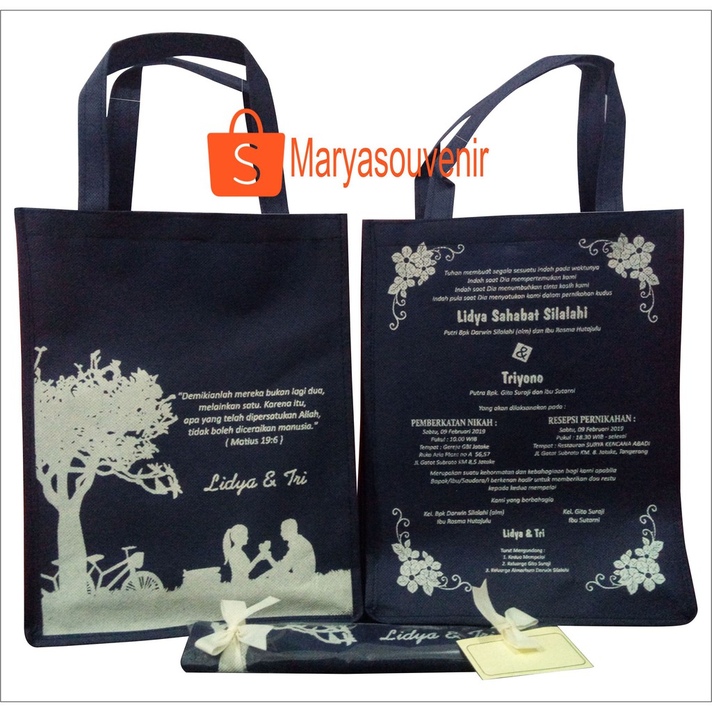 Promo Undangan Tas Ukuran : P: 23 Cm   T: 30 Cm   L: 6 Cm ( 1MezoAhpVnrGY