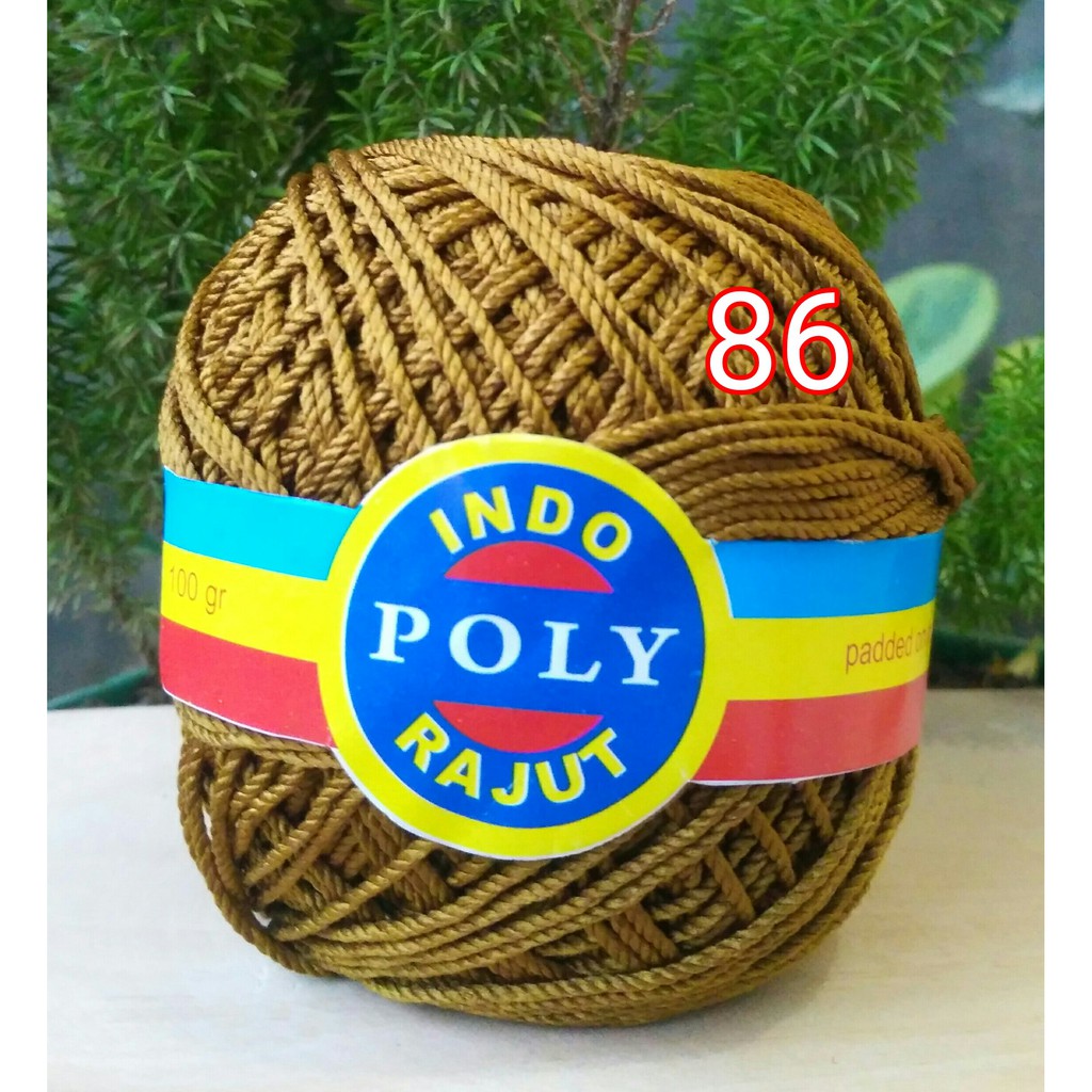  Benang  Rajut  POLY INDO 86 Shopee Indonesia