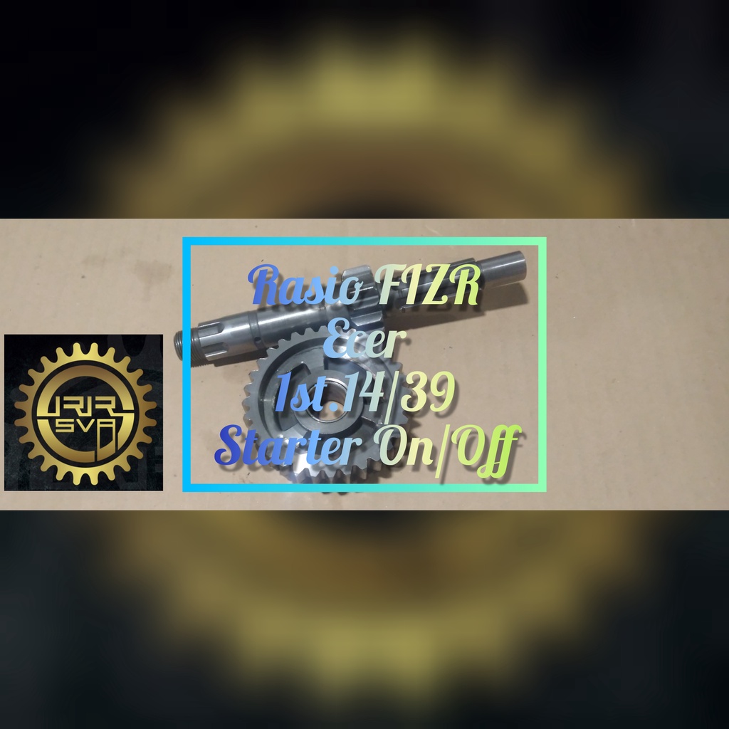 Gigi Rasio Racing F1ZR (FIZR) (FIZ R) (Force 1) Ecer Gigi 1st.14/39 stater On/Off