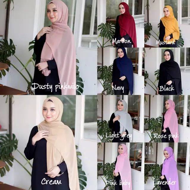 Kerudung Diamond Pashmina Hijab segiempat