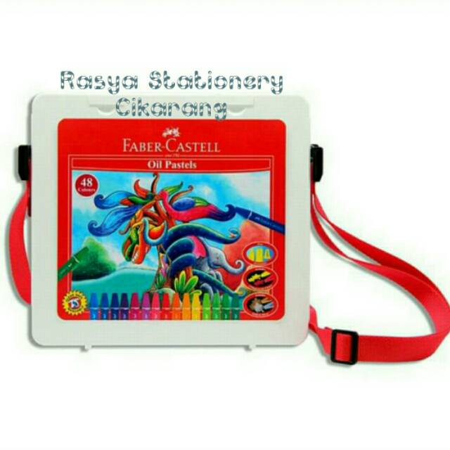 

Hexagonal Oil Pastel 48 Plastic Bag / Crayon Faber - Castell isi 48 warna