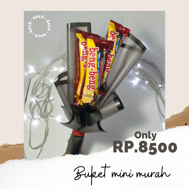 

Buket Snack Mini Murah (Buket Jajan , Kado ulang tahun) size s 2