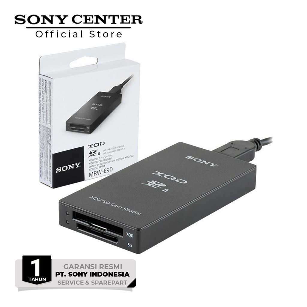 SONY MRW-E90 XQD & SD Card Reader SuperSpeed USB 3.1 Gen 1 / MRWE90 / MRW E90