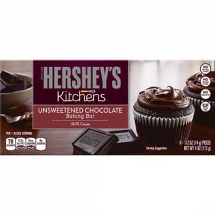 

#HANDCARRY Hershey Kitchens Unsweetened Chocolate Baking Bar 113g - UFOHCR1862