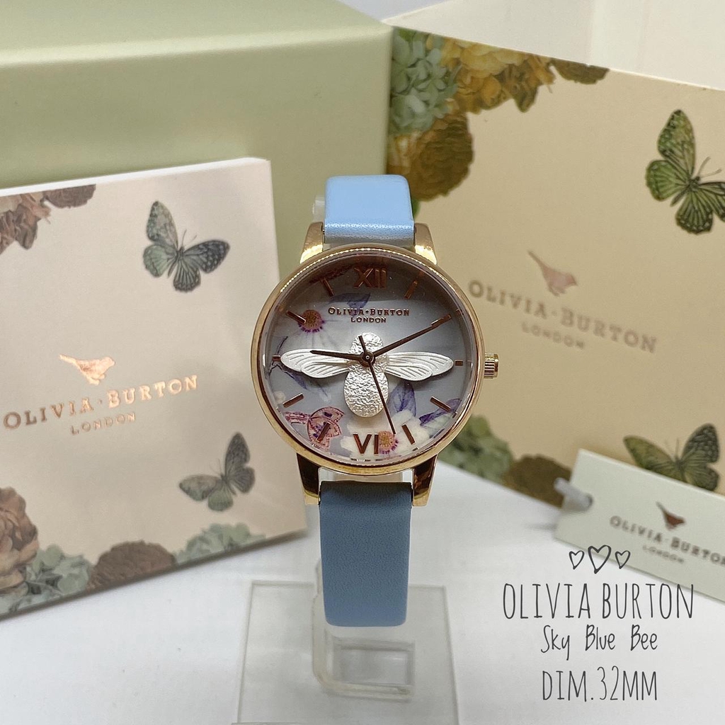 Olivia Burton Sky Blue Bee Original