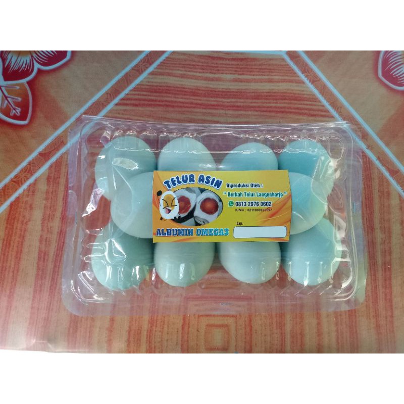 Jual Telur Asin Albumin Omega3 Masir Packaging Mika Isi 10 Btr Shopee