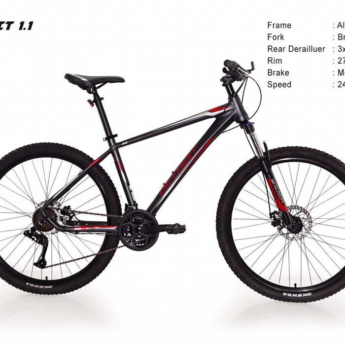 Sepeda Gunung United MTB 27.5 Detroit 1.1