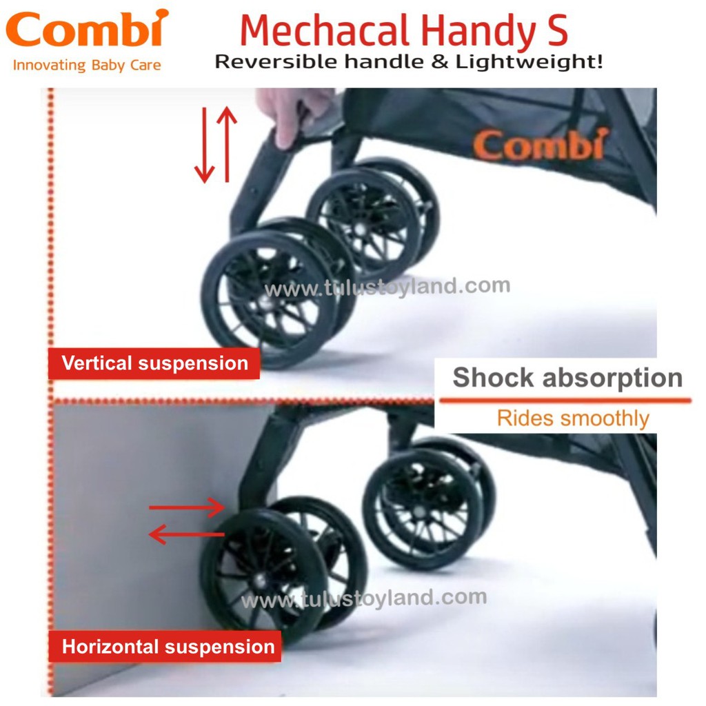 Combi Mechacal Handy S Sea Stroller reversible handle bisa hadap ibu