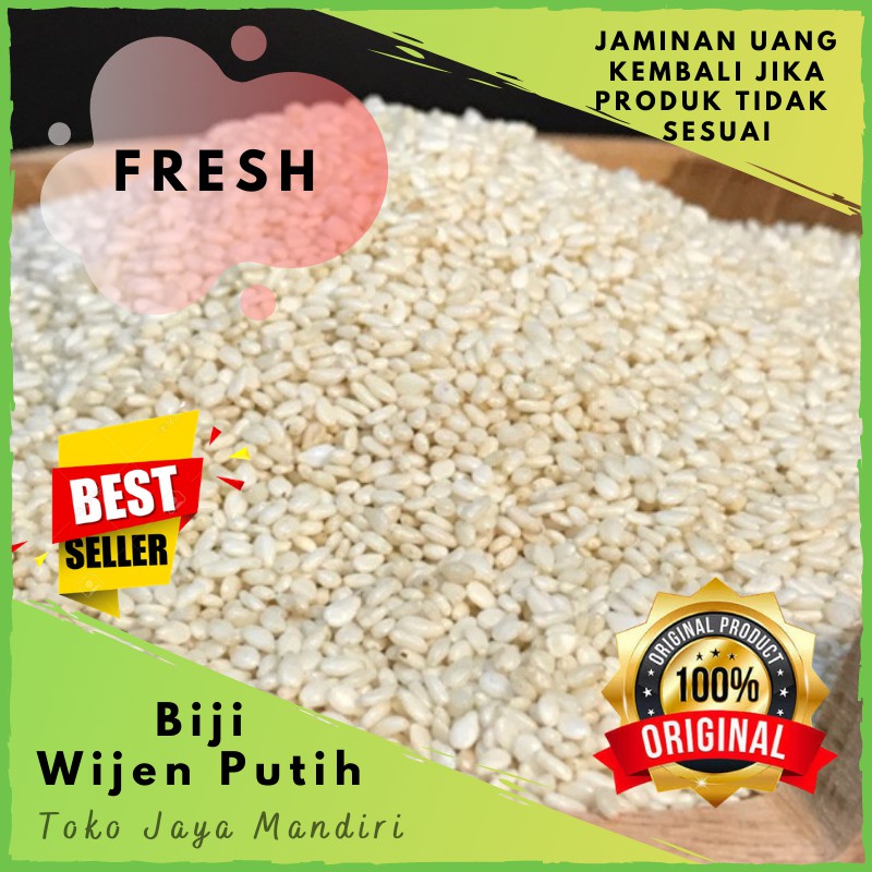 

White Sesame Seeds 100 gram / Biji Wijen Putih