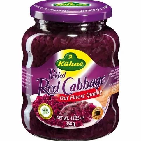 

@#@#@#] Kuhne pickled red cabbage acar kol merah 350gr import jerman ORIGINAL