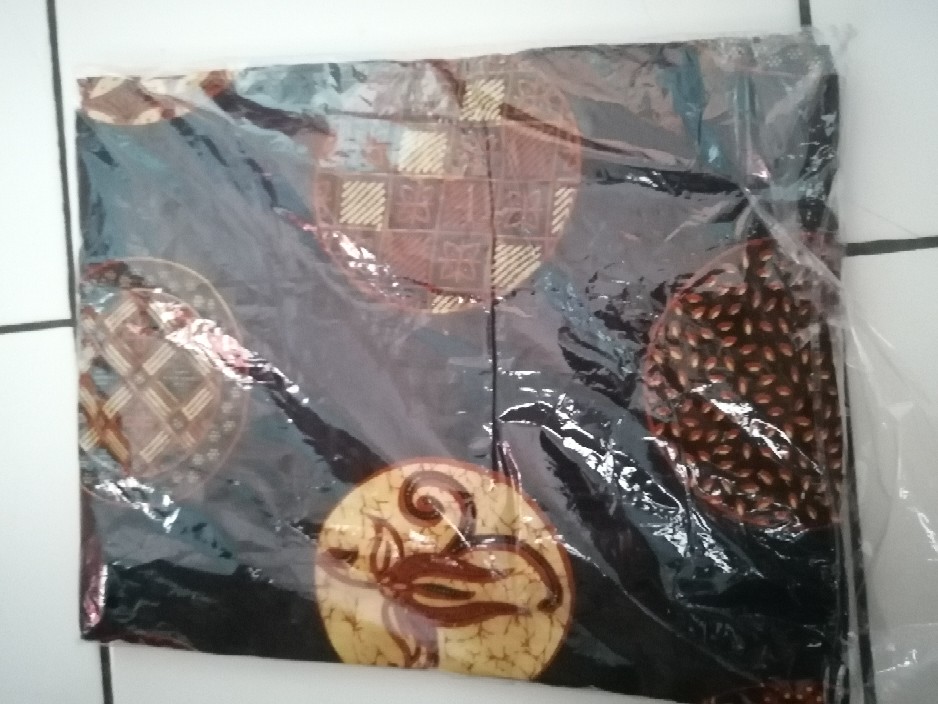 Batik Couple Gamis Batik Maura Sania Ruffle Ori Ndoro Jowi Dnt Size M L Xl All Size