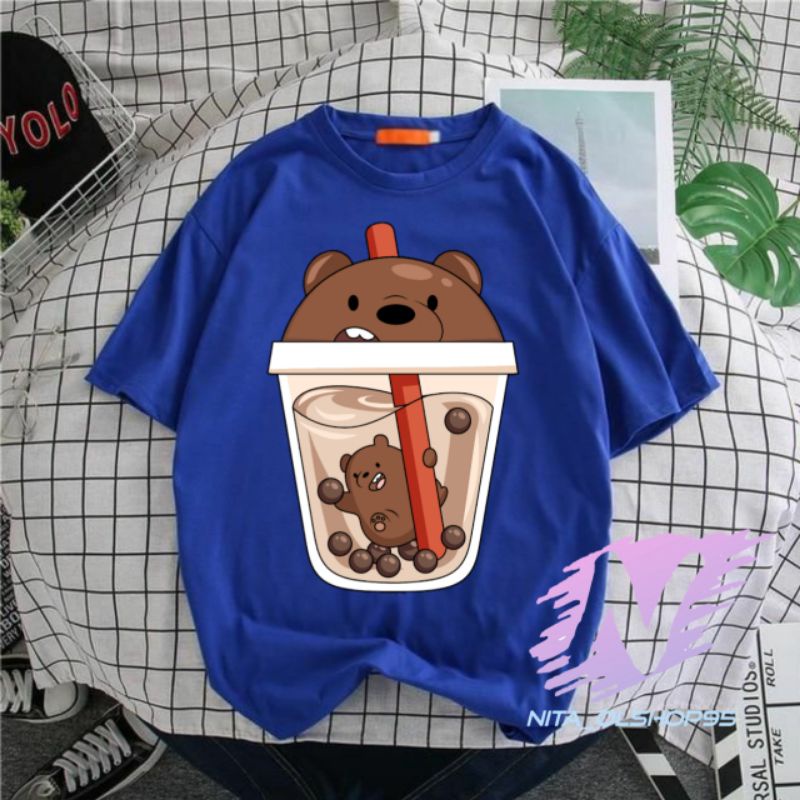 kaos Boba animasi anak baju we bere Bears boba