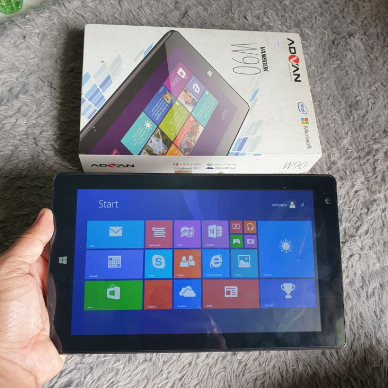 Advan Vanbook W90 Komputer Tablet Advan Vandroid normal siap pakai