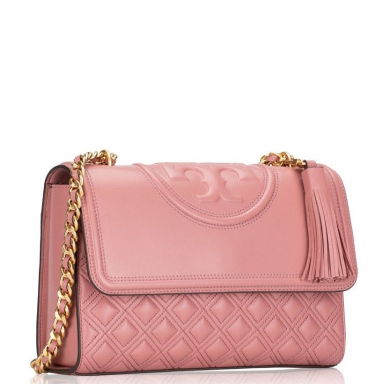 Tory Burch New Fleming Convertible Shoulder Bag - Pink Magnolia (76997)