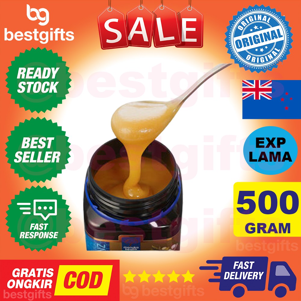 MANUKA HEALTH MADU MANUKA HONEY BLEND MGO100 MGO 100 ANTI BIOTIK BAKTERI DAYA TAHAN TUBUH 500 GRAM