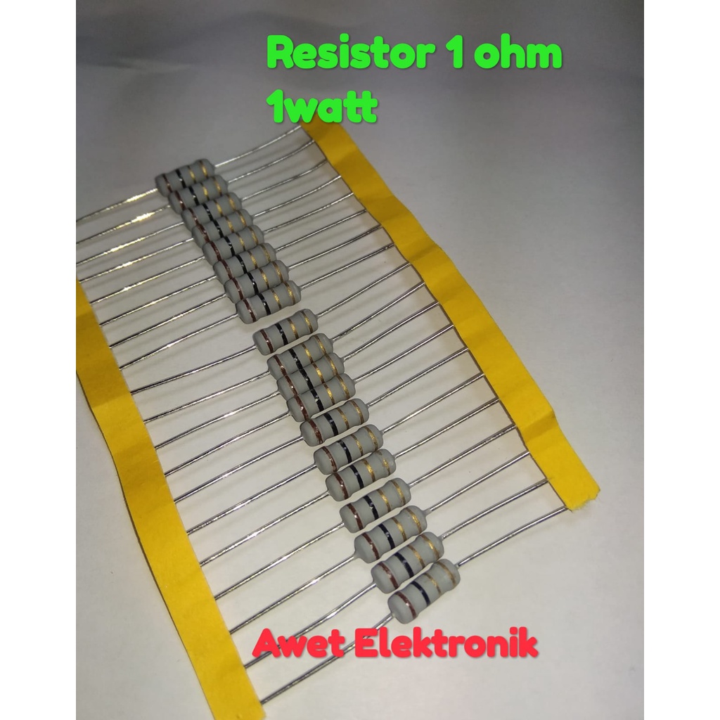 resistor 1 ohm 1 watt resistor 1r resistor 1r