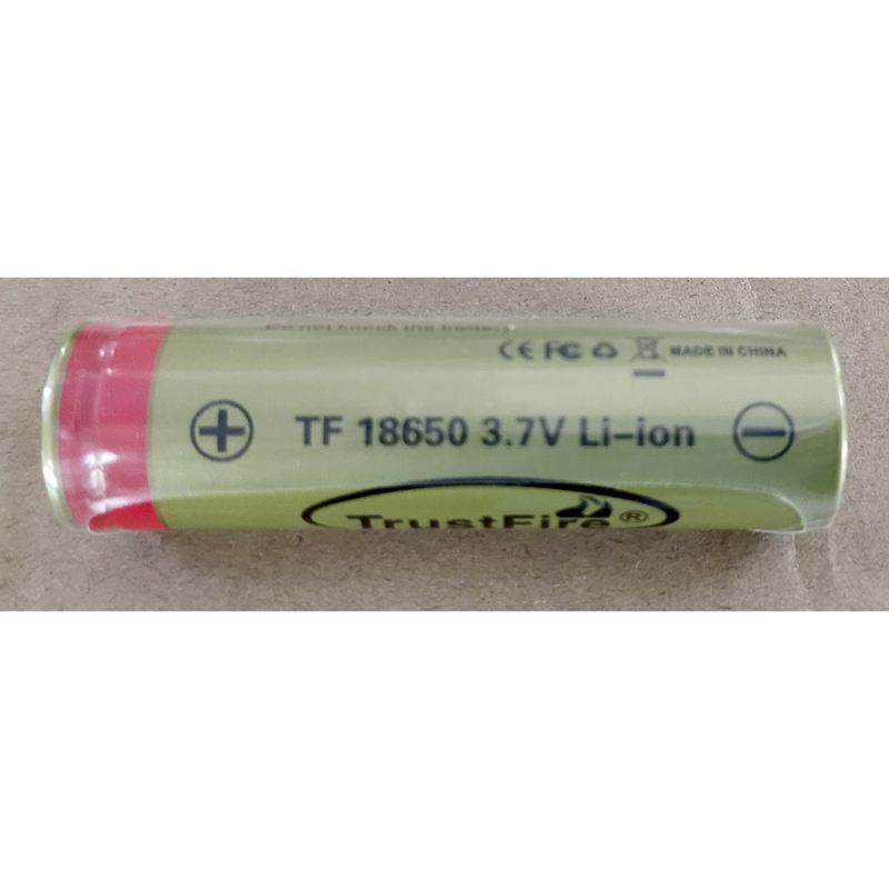 Baterai li- ion 18650 6000 mAh 3.7 volt button top -BRC 18650