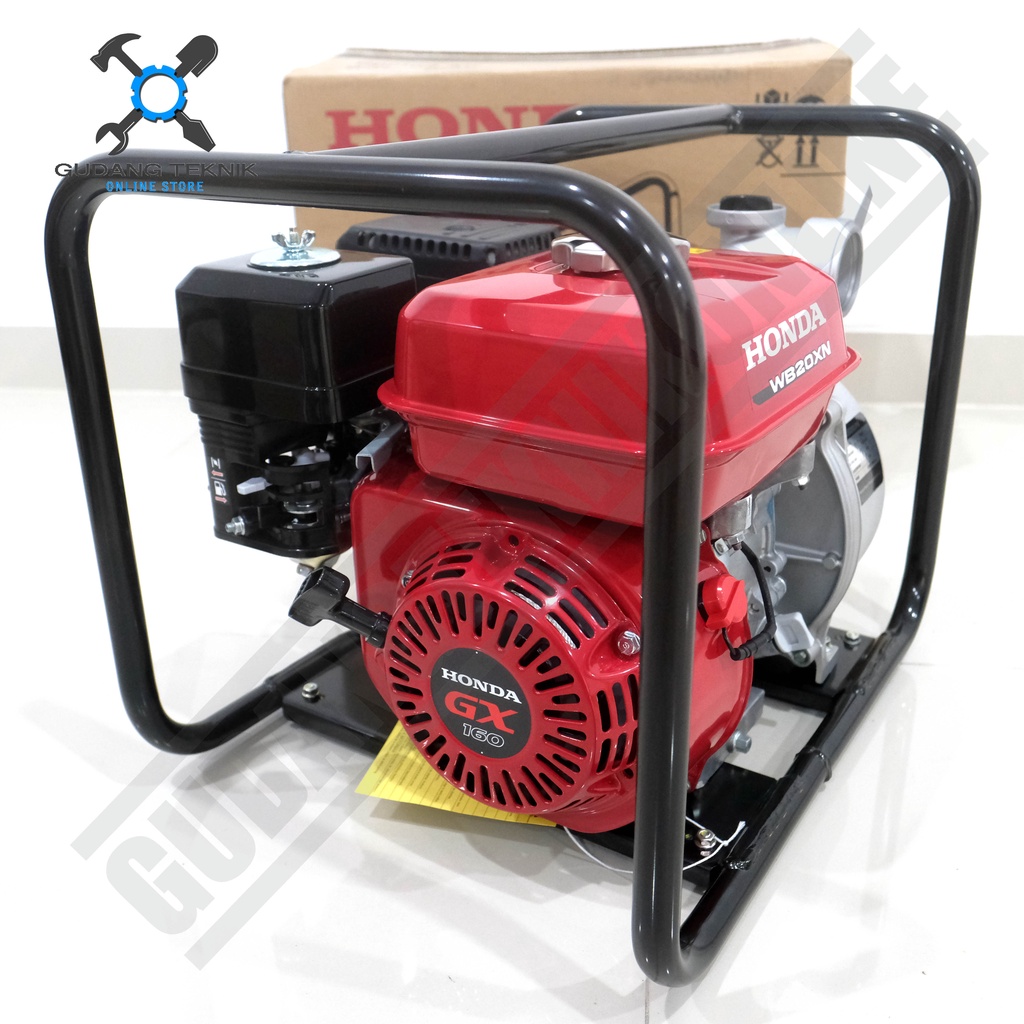 Water Pump 2&quot; HONDA WB20XN GX160 / Mesin Waterpump Alkon 2 Inch - Pompa Air Irigrasi Sawah WB 20 XN HONDA