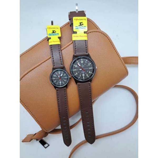 JAM TANGAN COUPLE STRAP KULIT HARGA COUPLE